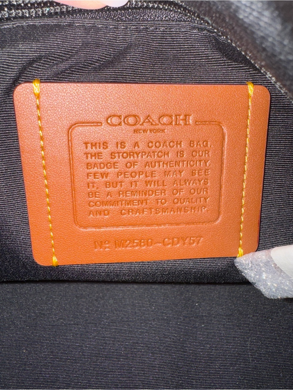 Coach Finn Loved Signature Canvas Crossbody Bag - Picture 7 of 8